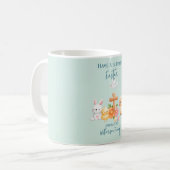 Religieuze paasdieren koffiemok (Voorkant links)