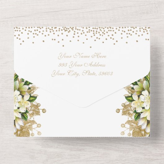 Religieuze Paasfoto opstandingsgebed All In One Uitnodiging (Achterkant)