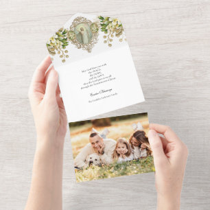 Religieuze Paasfoto opstandingsgebed All In One Uitnodiging