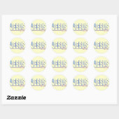 Religieuze Paasgeschenken en shirten Ronde Sticker (Vel)