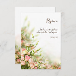 Religieuze paaskaarten - Sentiments Rejoice Bedankkaart