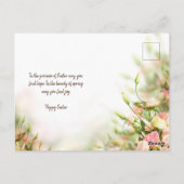 Religieuze paaskaarten - Sentiments Rejoice Briefkaart (Achterkant)