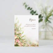 Religieuze paaskaarten - Sentiments Rejoice Kaart (Staand voorkant)