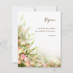 Religieuze paaskaarten - Sentiments Rejoice Kaart