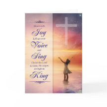 Religieuze paaskruis Isaiah 24:14