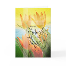 Religieuze paaslijnen en kruising brengen hoop