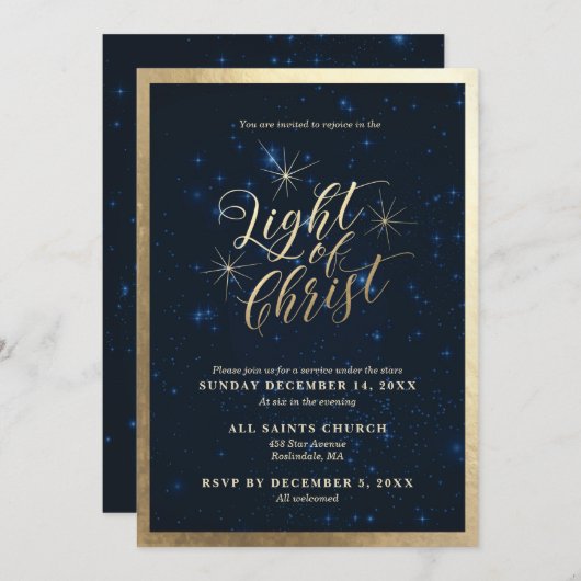 Religieuze Partij  Kaart (Voorkant / Achterkant)