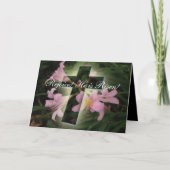 Religieuze Pasen Feestdagen Kaart (Voorkant)