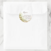 Religieuze Pasen - Gezinnen verheugend Ronde Sticker (Tas)