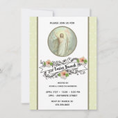 Religieuze Pasen Lente Pascha Brunch Diner Kaart (Voorkant)