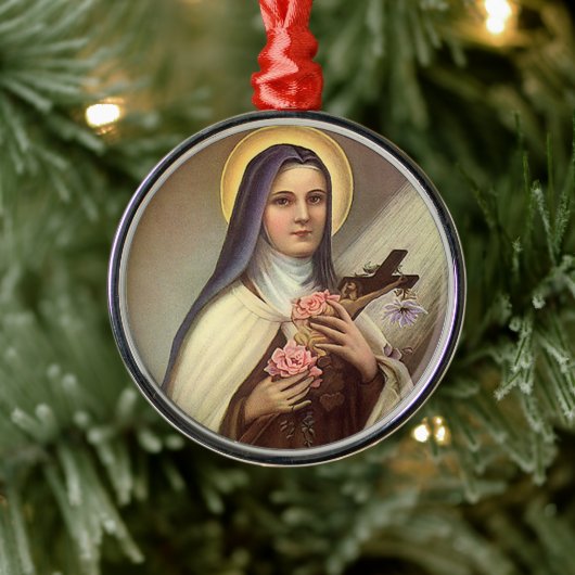  Religieuze Pasen, non met kruis Metalen Ornament (Boom)