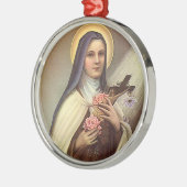 Religieuze Pasen, non met kruis Metalen Ornament (Links)