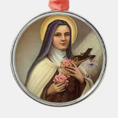  Religieuze Pasen, non met kruis Metalen Ornament (Voorkant)