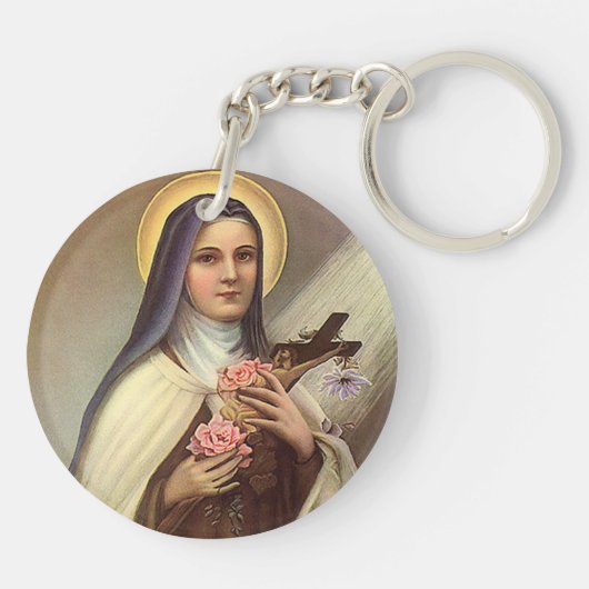 Religieuze Pasen, non met kruis Sleutelhanger (Achterkant)