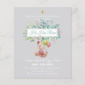 Religieuze Pasen Uitnodigingsbudget (Voorkant)