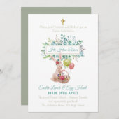 Religieuze Pasen Uitnodigingsbudget (Voorkant / Achterkant)