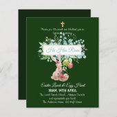 Religieuze Pasen Uitnodigingsbudget (Voorkant / Achterkant)