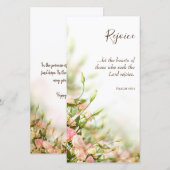 Religieuze Pasenkaarten - Gevoelens Verblijden Bedankkaart (Voorkant / Achterkant)