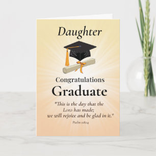 Religieuze Peetdochter Afstudeercongratulatie Chri Kaart