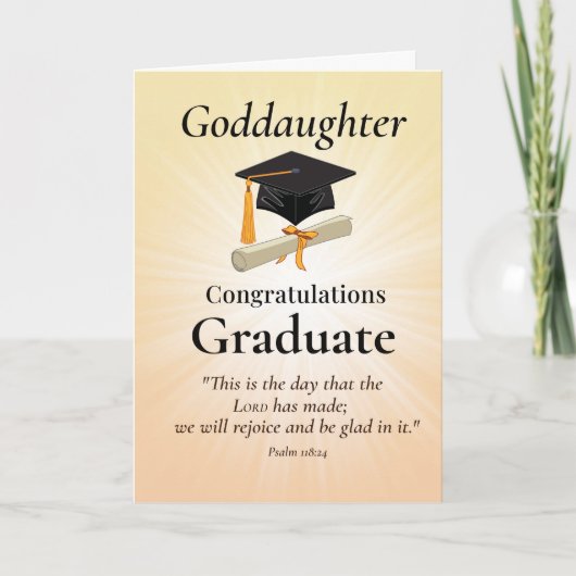 Religieuze peetdochter afstuderen gefeliciteerd ch kaart (Voorkant)