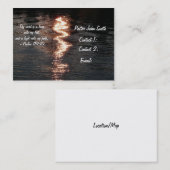 Religieuze profielkaart-Scripttechnologie+licht op Visitekaartje (Voorkant / Achterkant)