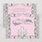 Religieuze Quinceanera Kaart (Voorkant / Achterkant)