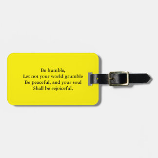 Religieuze quote bagagelabel