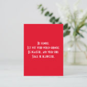 Religieuze quote briefkaart (Staand voorkant)