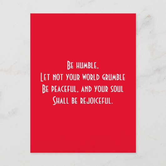 Religieuze quote briefkaart (Voorkant)
