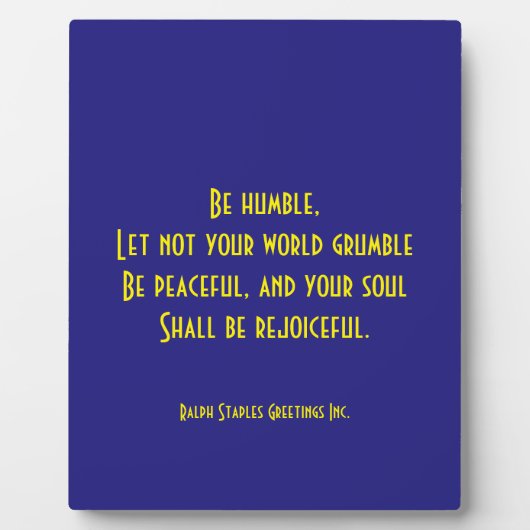 Religieuze quote fotoplaat (Voorkant)