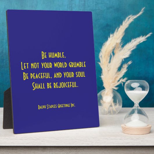 Religieuze quote fotoplaat (Zijkant)