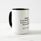 Religieuze quote mok (Voorkant links)