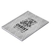 Religieuze quote Spiral Foto Notitieboek (Linkerzijde)