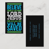 Religieuze religie Christelijk pastor christendom Visitekaartje (Voorkant / Achterkant)