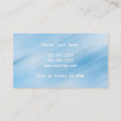 Religieuze religie Christelijk pastor christendom Visitekaartje (Achterkant)