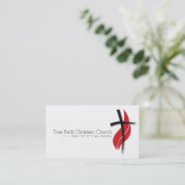 Religieuze religie Christelijk pastor christendom Visitekaartje (Staand voorkant)