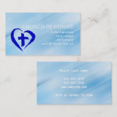 Religieuze religie Christelijk pastor christendom Visitekaartje (Voorkant / Achterkant)