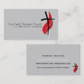 Religieuze religie Christelijk pastor christendom Visitekaartje (Voorkant / Achterkant)