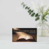 Religieuze religie Christelijk pastor christendom Visitekaartje (Staand voorkant)