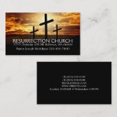 Religieuze religie Christelijk pastor christendom Visitekaartje (Voorkant / Achterkant)