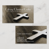 Religieuze religie Christelijk pastor christendom Visitekaartje (Voorkant / Achterkant)