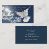 Religieuze religie Christelijk pastor christendom Visitekaartje (Voorkant / Achterkant)