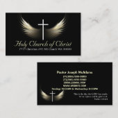 Religieuze religie Christelijk pastor christendom Visitekaartje (Voorkant / Achterkant)