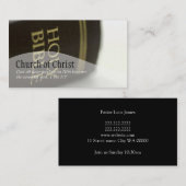 Religieuze religie Christelijk pastor christendom Visitekaartje (Voorkant / Achterkant)