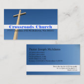 Religieuze religie Christelijk pastor christendom Visitekaartje (Voorkant / Achterkant)