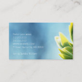 Religieuze religie Christelijk pastor christendom Visitekaartje (Achterkant)