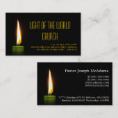 Religieuze religie Christelijk pastor christendom Visitekaartje (Voorkant / Achterkant)