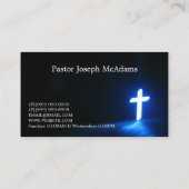 Religieuze religie Christelijk pastor christendom Visitekaartje (Achterkant)