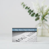 Religieuze religie Christelijk pastor christendom Visitekaartje (Staand voorkant)