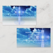 Religieuze religie Christelijk pastor christendom Visitekaartje (Voorkant / Achterkant)